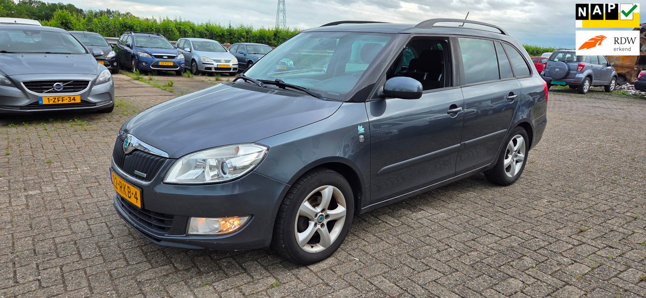 Skoda Fabia Combi - 1.2 TDI Greenline Zeer netjes Airco Apk 12-2026 - AutoWereld.nl