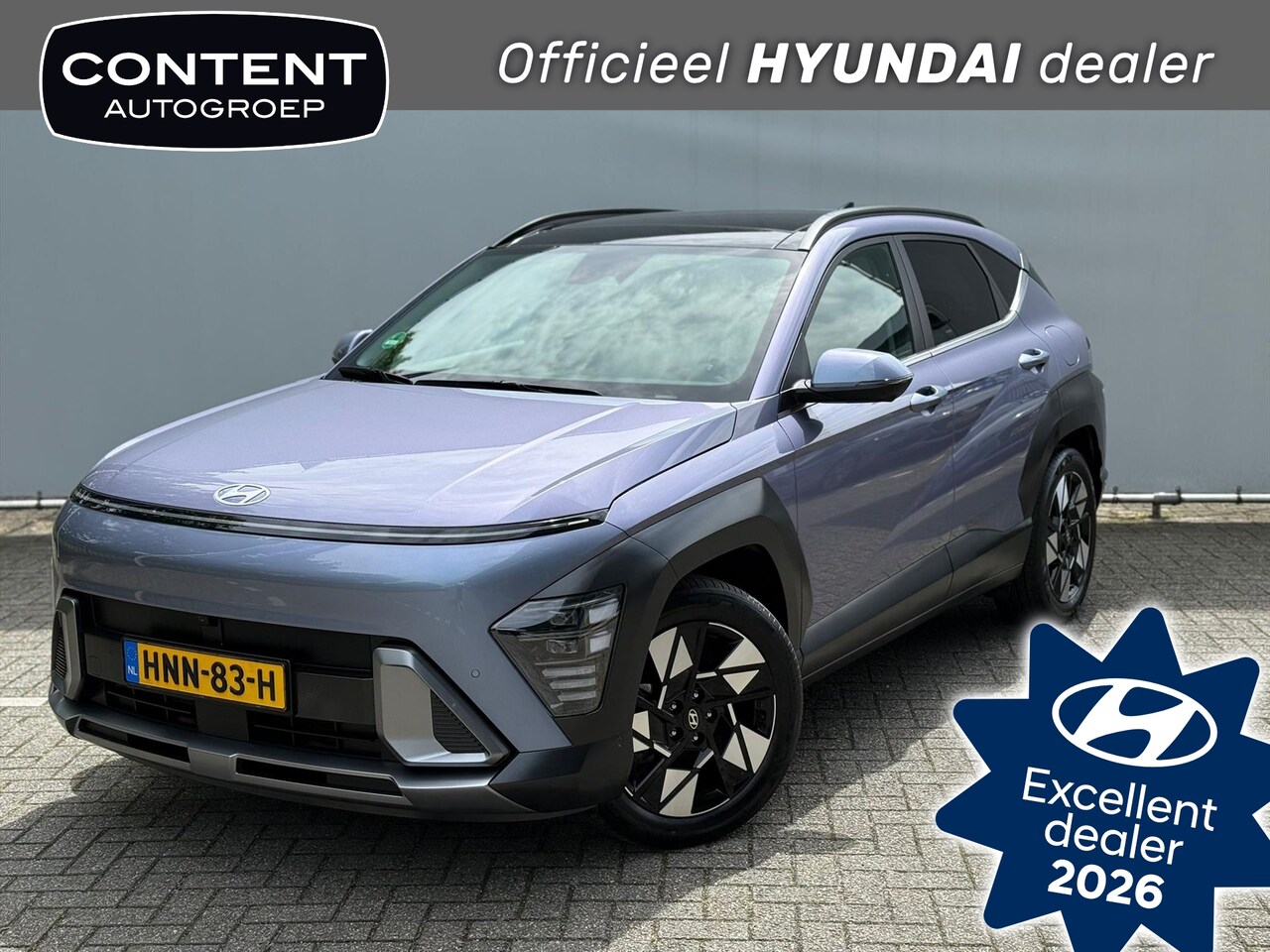 Hyundai Kona - 1.6 GDI HEV Premium Sky |Navi |Pano |Cruise |Clima - AutoWereld.nl