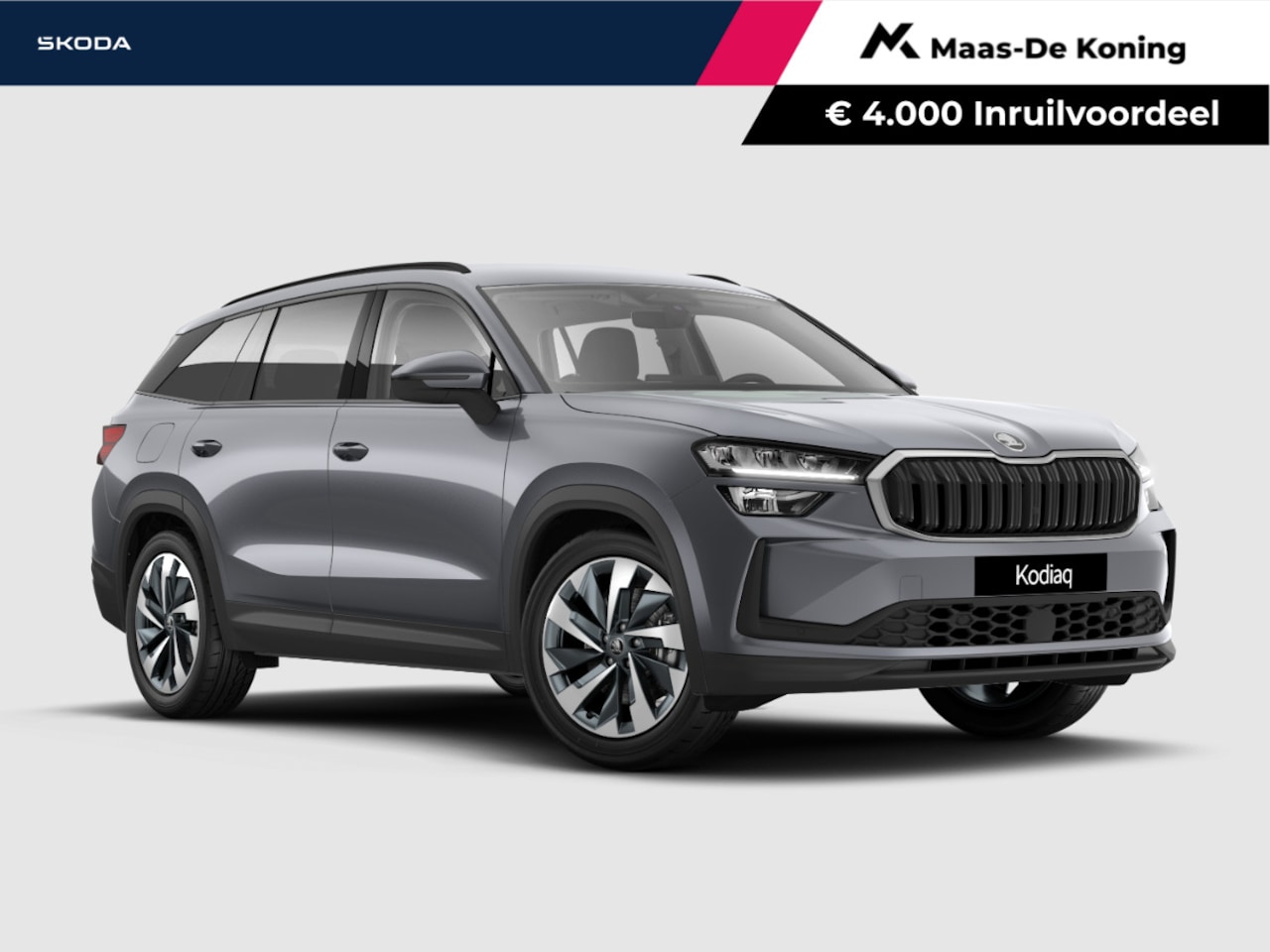 Skoda Kodiaq - Business Edition Plus 1.5 TSI PHEV 150 kW / 204 PK | Graphite Grey | Trekhaak wegklapbaar - AutoWereld.nl