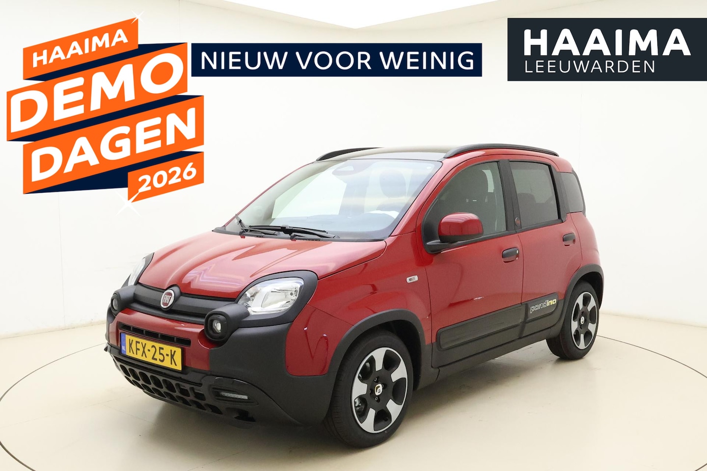 Fiat Panda - 1.0 Hybrid Pandina | Navigatie via Carplay | Dakrails | Airco | Parkeersensoren | Lichtmet - AutoWereld.nl