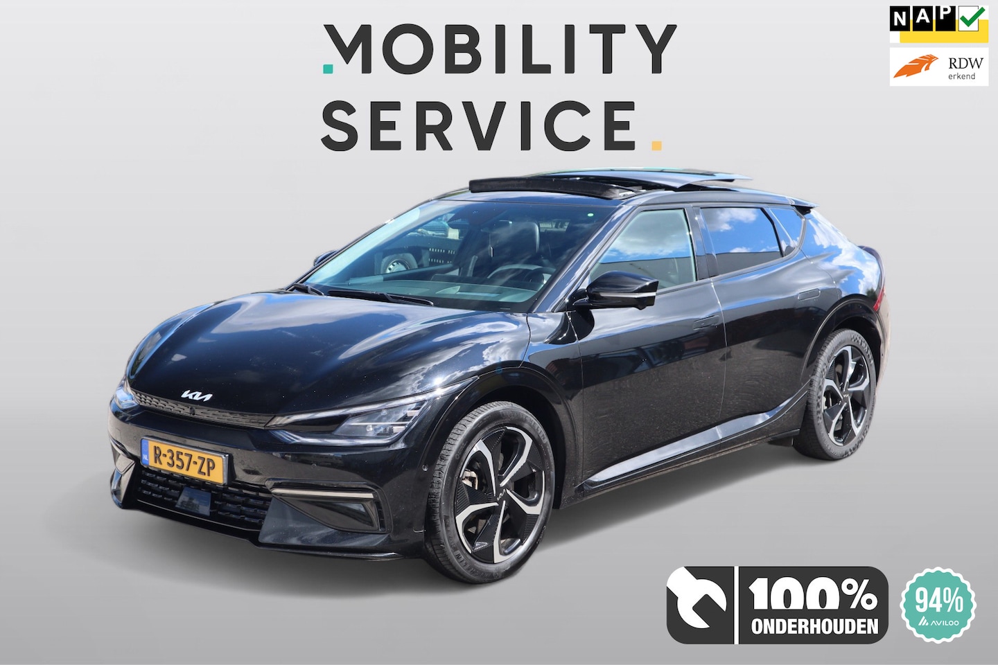 Kia EV6 - GT-Line 77.4 kWh SOH94% 360 Pano LED CarPlay HUD ACC - AutoWereld.nl