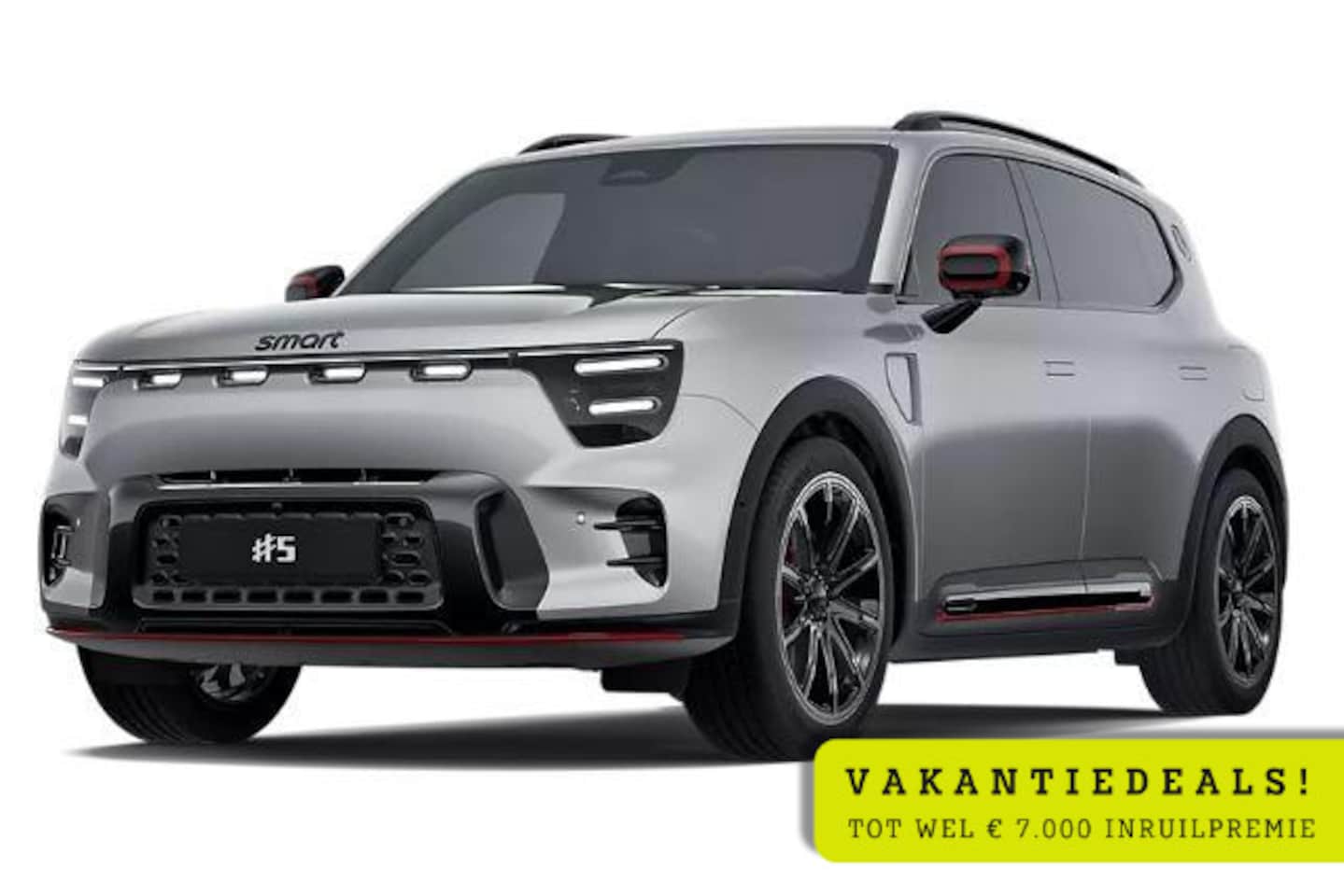 Smart #5 - Brabus 100 kWh VAKANTIE DEALS! | Van € 63.460,- voor € 58.960,- | Panoramadak | Elektrisch - AutoWereld.nl