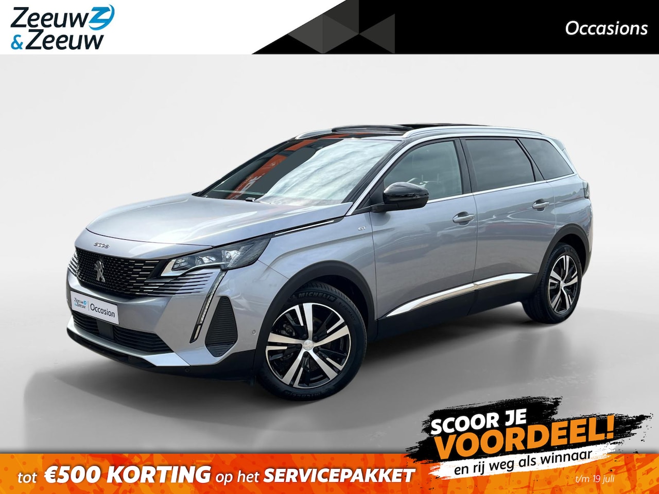 Peugeot 5008 - GT 7 pers. | Achteruitrijcamera | Panoramadak | Dodehoekdetectie | Apple Carplay & Android - AutoWereld.nl