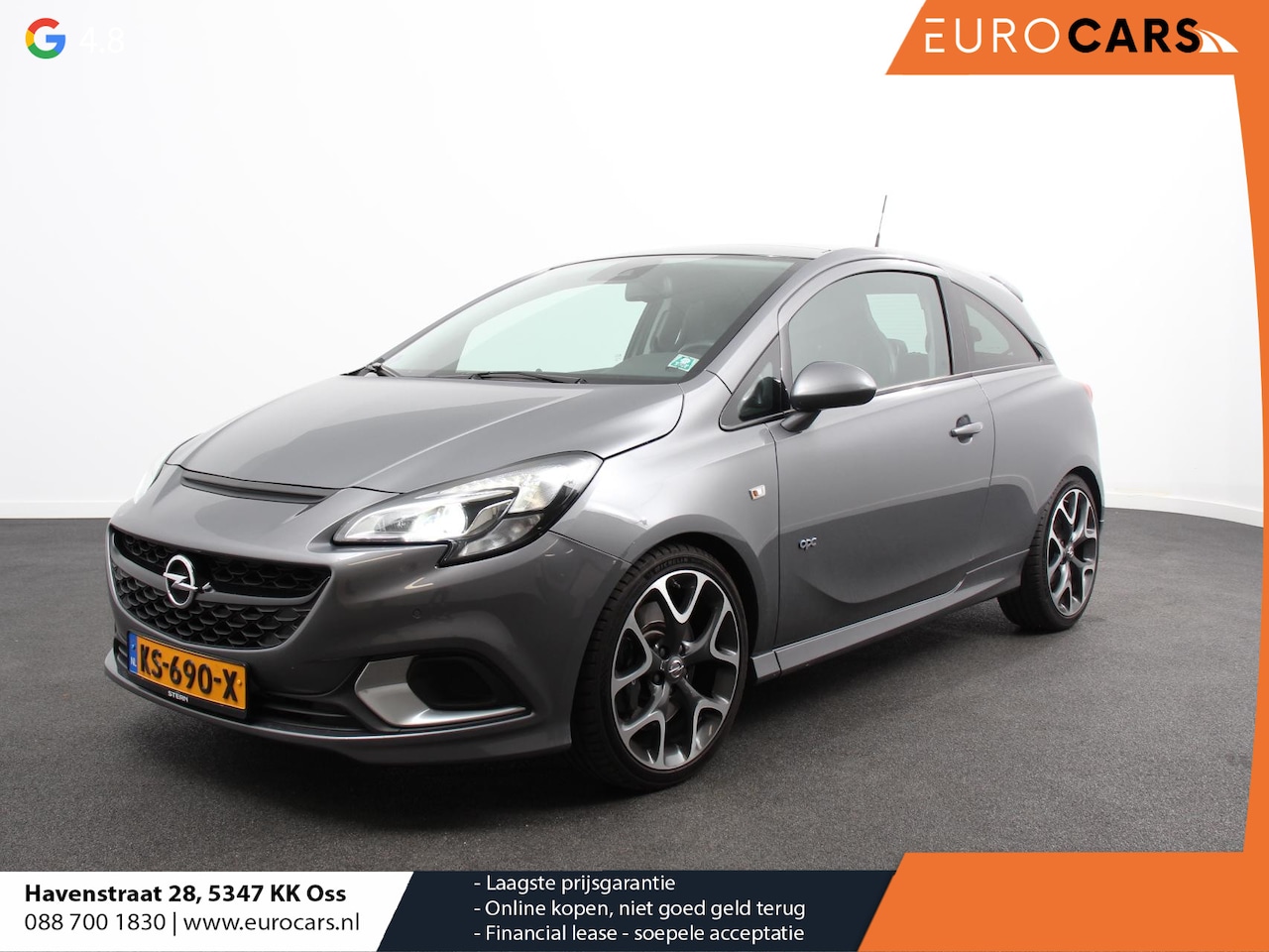Opel Corsa - 1.6 Turbo OPC 207PK!! Climate Control Panoramadak Navigatie OPC sportstoelen Stoelverwarmi - AutoWereld.nl