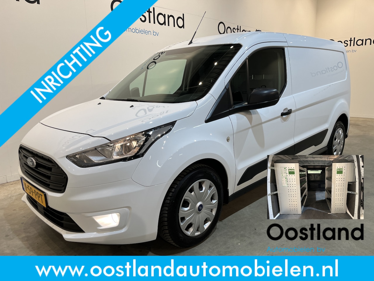 Ford Transit Connect - 1.5 EcoBlue L2 Trend / Servicebus / Bott Inrichting / Euro 6  / Airco / CarPlay / Camera / - AutoWereld.nl