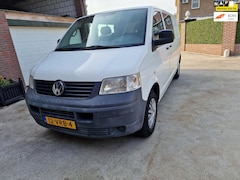 Volkswagen Transporter - 2.5 TDI lang bj 2008 dubbelcabine dubbel schuifdeuren airco elect. ramen inruil mogelijk
