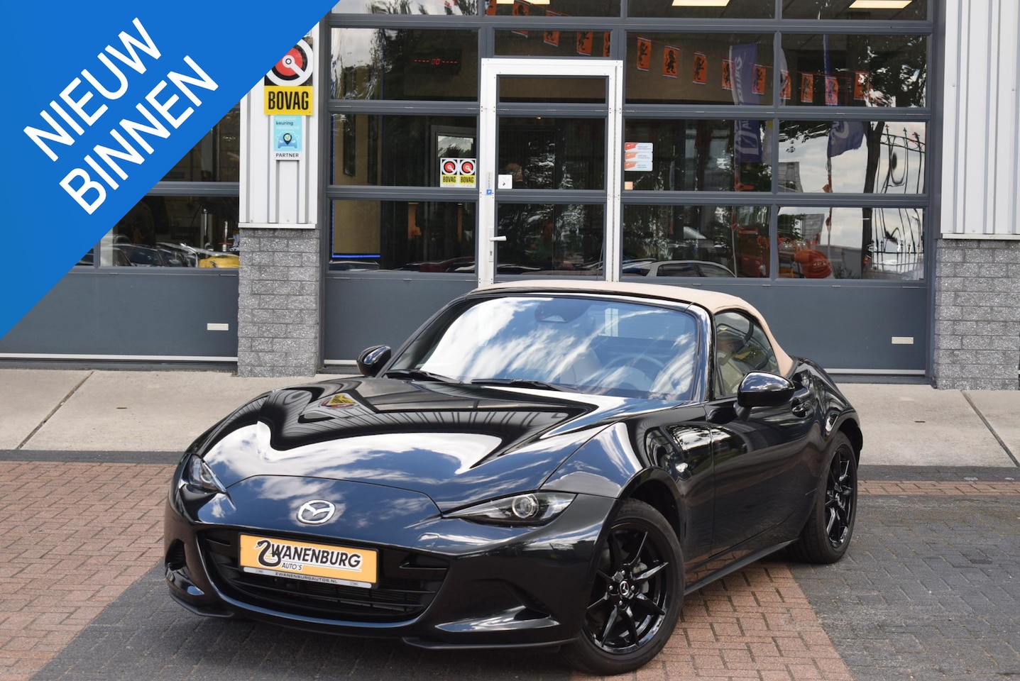 Mazda MX-5 - 1.5 SkyActiv-G 132 Kazari Navi Airco Leder Camera Nieuwmodel Km 10.200!! - AutoWereld.nl