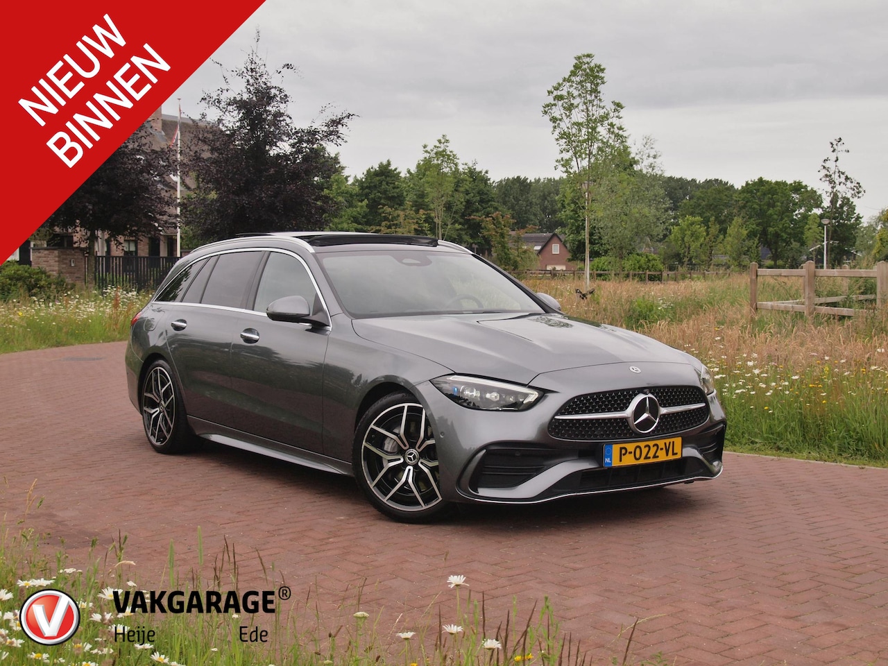 Mercedes-Benz C-klasse Estate - 180 AMG Line | Panoramadak | Trekhaak | 360 Camera | Memory Stoelen | DIGITAL LIGHT | - AutoWereld.nl