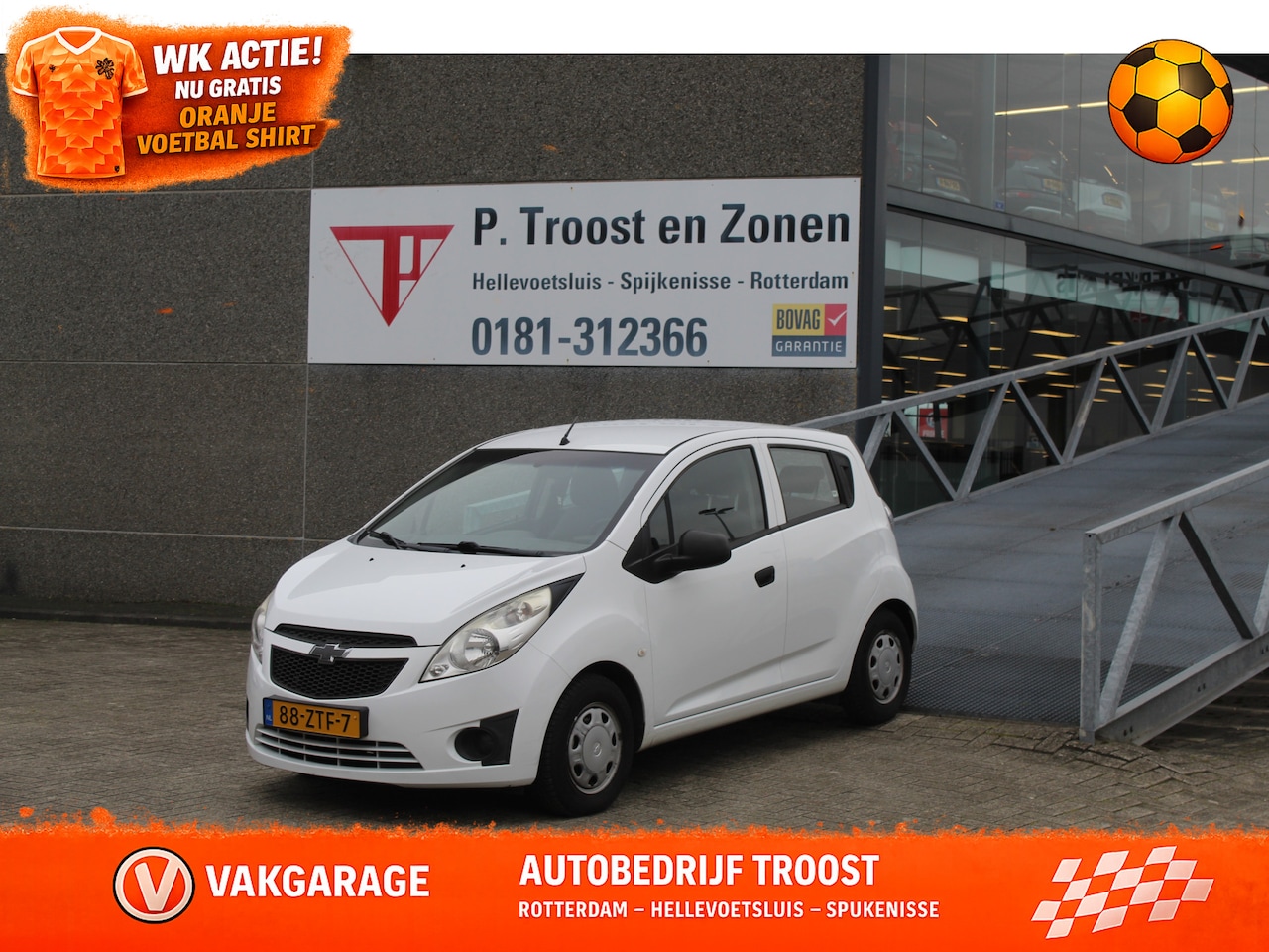 Chevrolet Spark - 1.0 16V LS Bi-Fuel Airco/Benzine/LPG G3/Bluetooth carkit - AutoWereld.nl