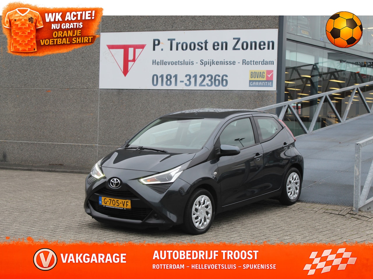 Toyota Aygo - 1.0 VVT-i x-play 1ste Eigenaar/Achteruitrijcamera/App connect/Airco/Orig. NL auto/Begrenze - AutoWereld.nl