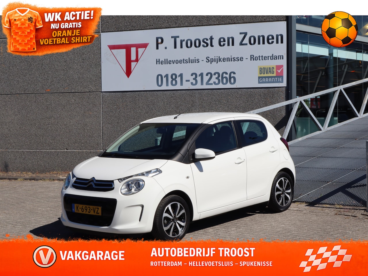 Citroën C1 - 1.0 VTi Shine Dealeronderhouden! Achteruitrijcamera/Bluetooth/Airco/Elektrische ramen - AutoWereld.nl
