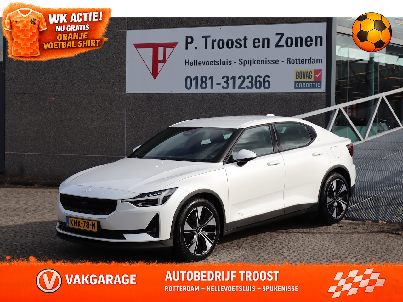 Polestar 2 - Long Range Single Motor 78 kWh 97% SOH/Pilot pack/Warmtepomp/Stoelverwarming/360 graden ca - AutoWereld.nl
