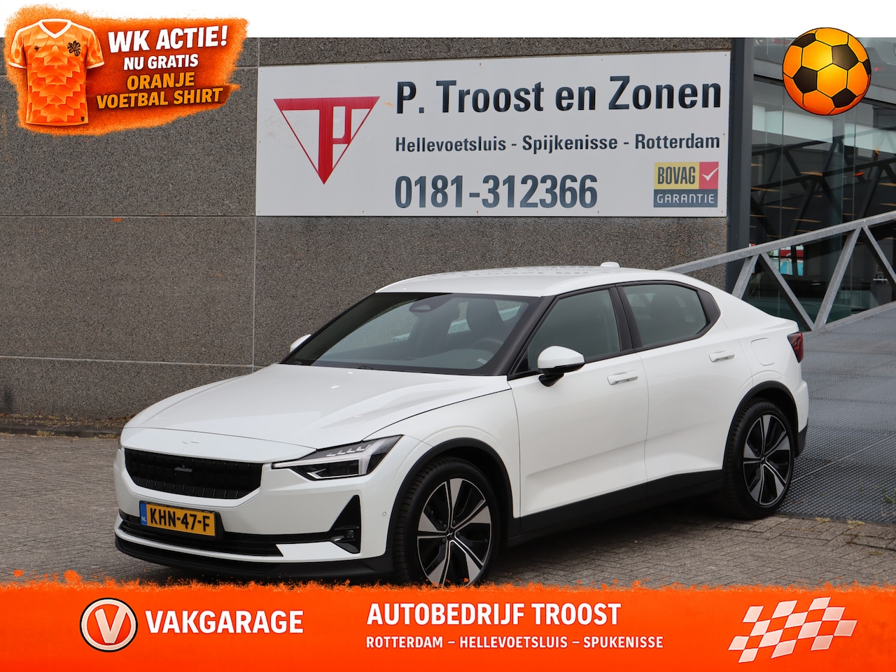 Polestar 2 - Long Range Single Motor 78 kWh 94% SOH/Pilot pack/Warmtepomp/Stoelverwarming/360 graden ca - AutoWereld.nl