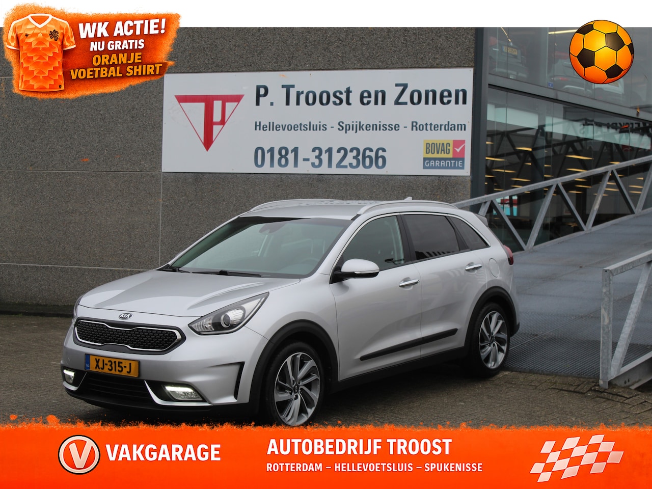 Kia Niro - 1.6 GDi Hybrid Design edition/Trekhaak/1ste Eigenaar/Navigatie/Achteruitrijcamera/Apple ca - AutoWereld.nl