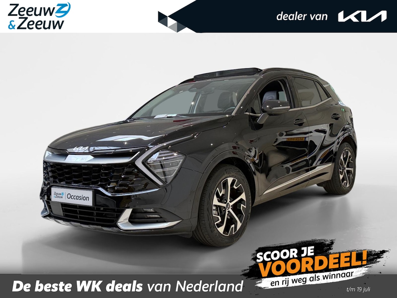 Kia Sportage - 1.6 T-GDi Hybrid DynamicPlusLine PANORAMADAK | STOEL & STUURVERWARMING | ELEKTRISCHE ACHTE - AutoWereld.nl