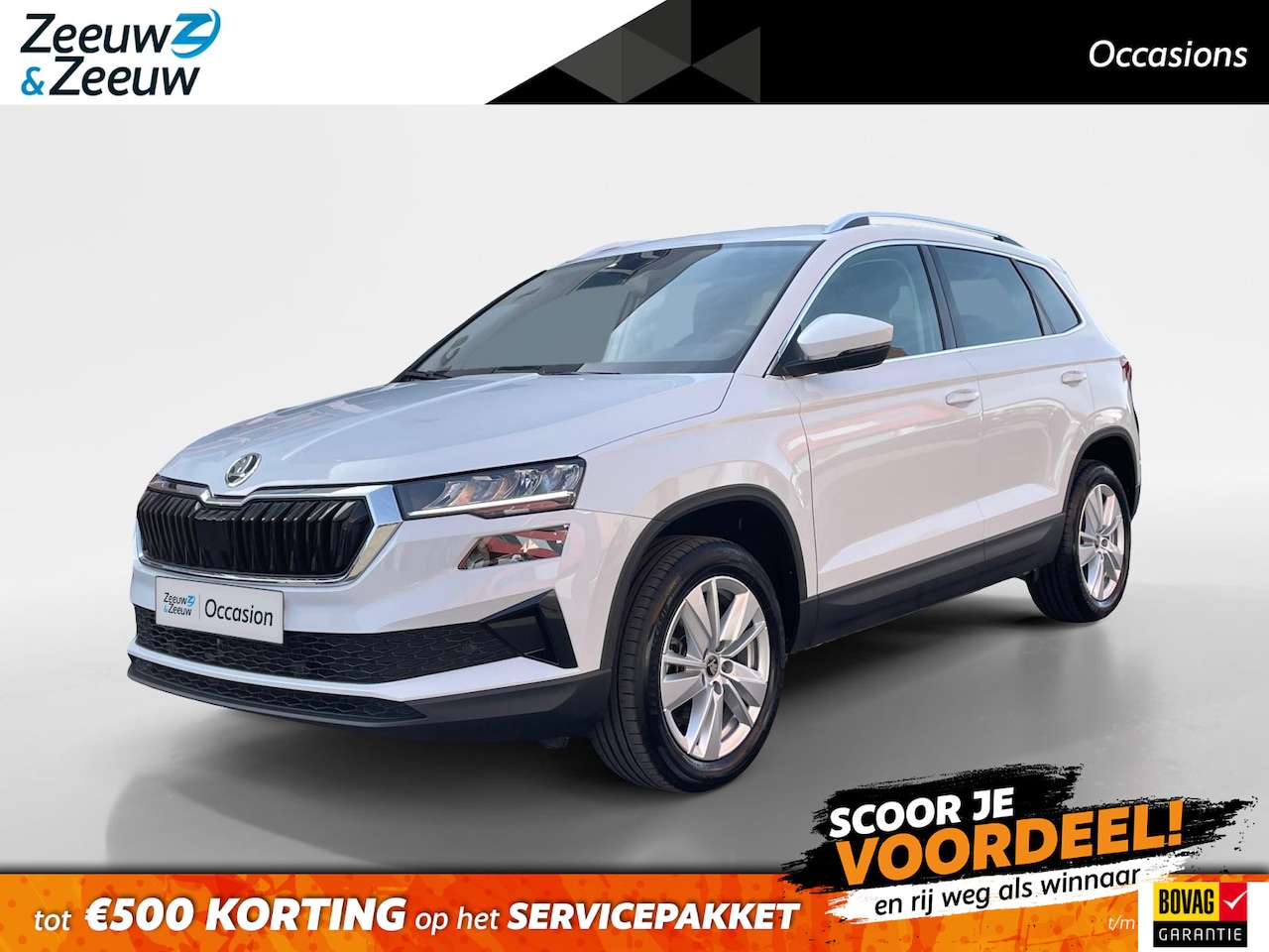 Skoda Karoq - 1.5 TSI ACT Business Edition | Parkeersensoren v+a| Achteruitrijcamera| Carplay/Android au - AutoWereld.nl