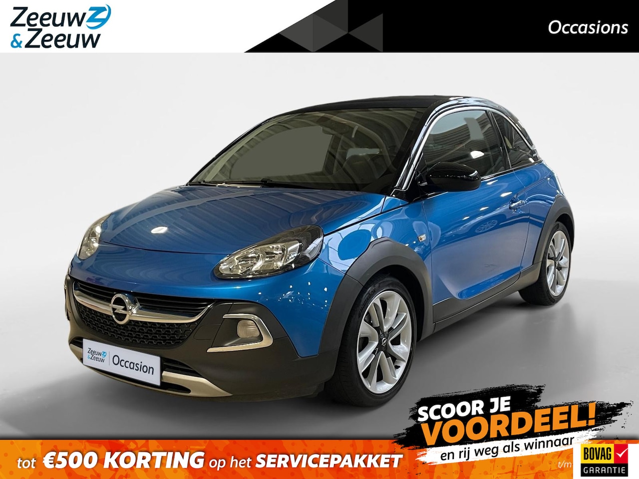 Opel ADAM - 1.0 Turbo Rocks BlitZ | Zonnedak | Navigatie | Climate Control | Cruise Control | Lichtmet - AutoWereld.nl