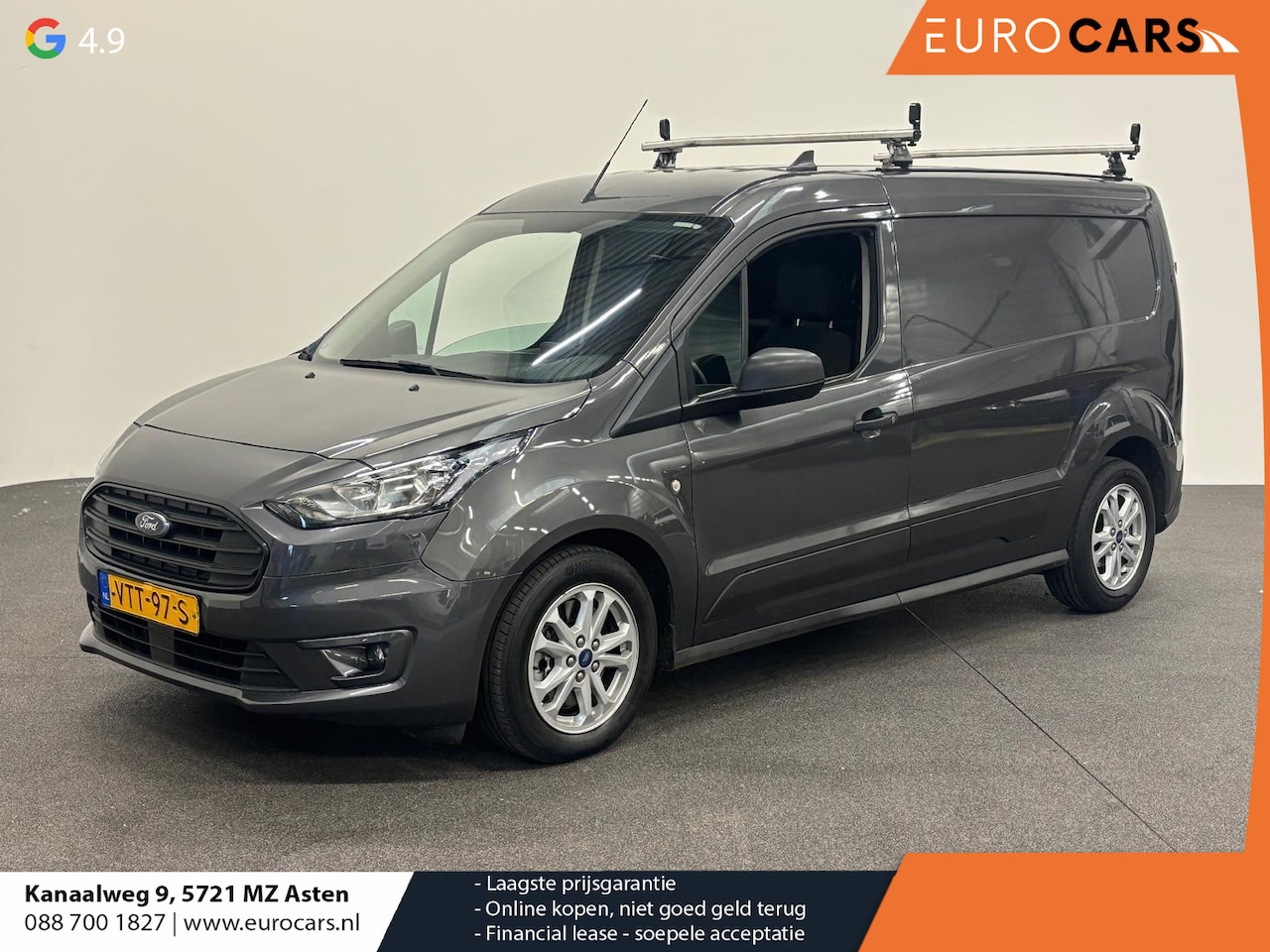 Ford Transit Connect - 1.5 EcoBlue L2 Trend Airco Navigatie Parkeersensoren Camera Cruise Control Lichtmetalen ve - AutoWereld.nl