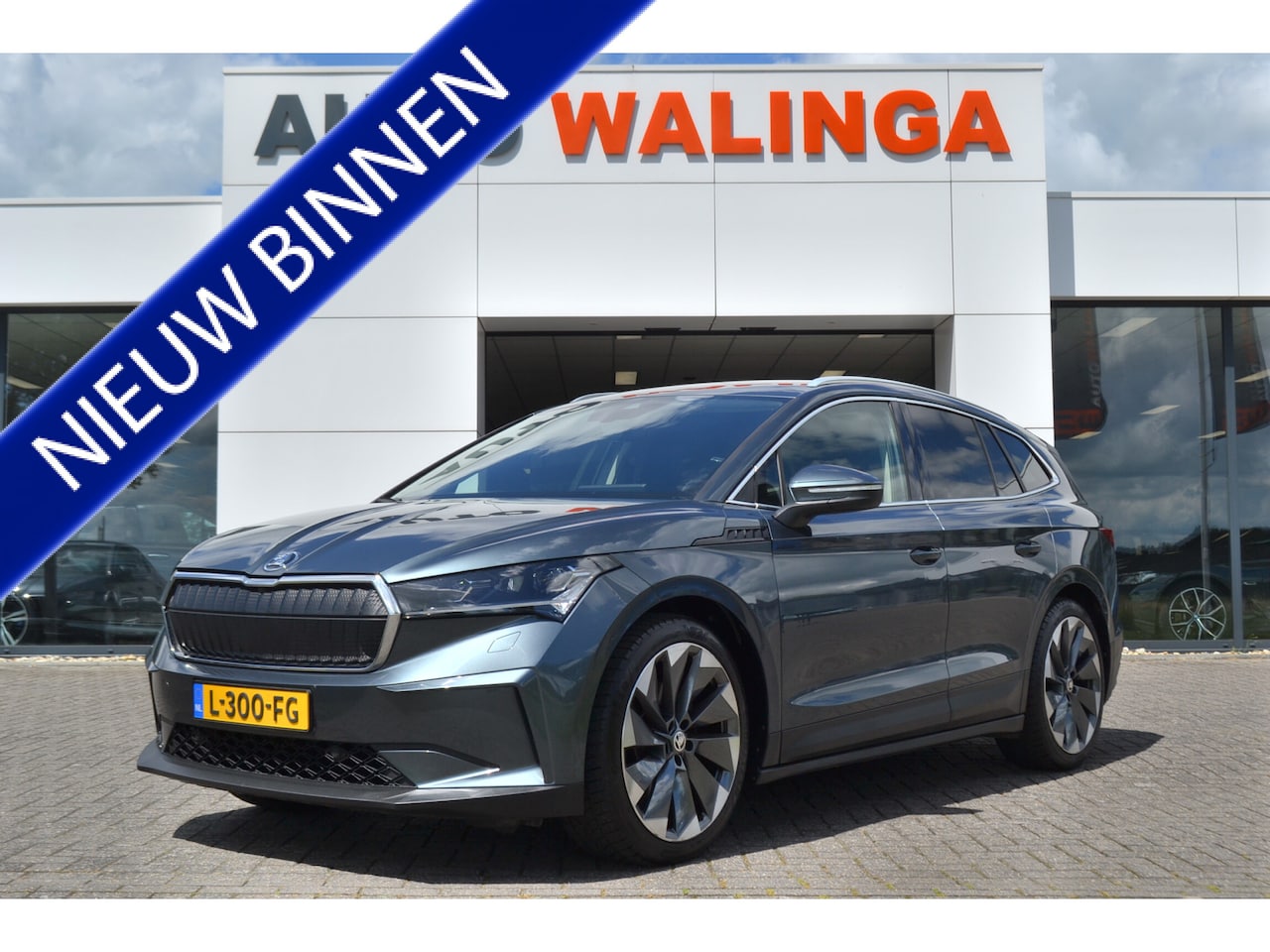 Skoda Enyaq iV - Leer | Warmtepomp | Carplay | Matrix Ledkoplampen | Keyless | Sport pakket 60 - AutoWereld.nl