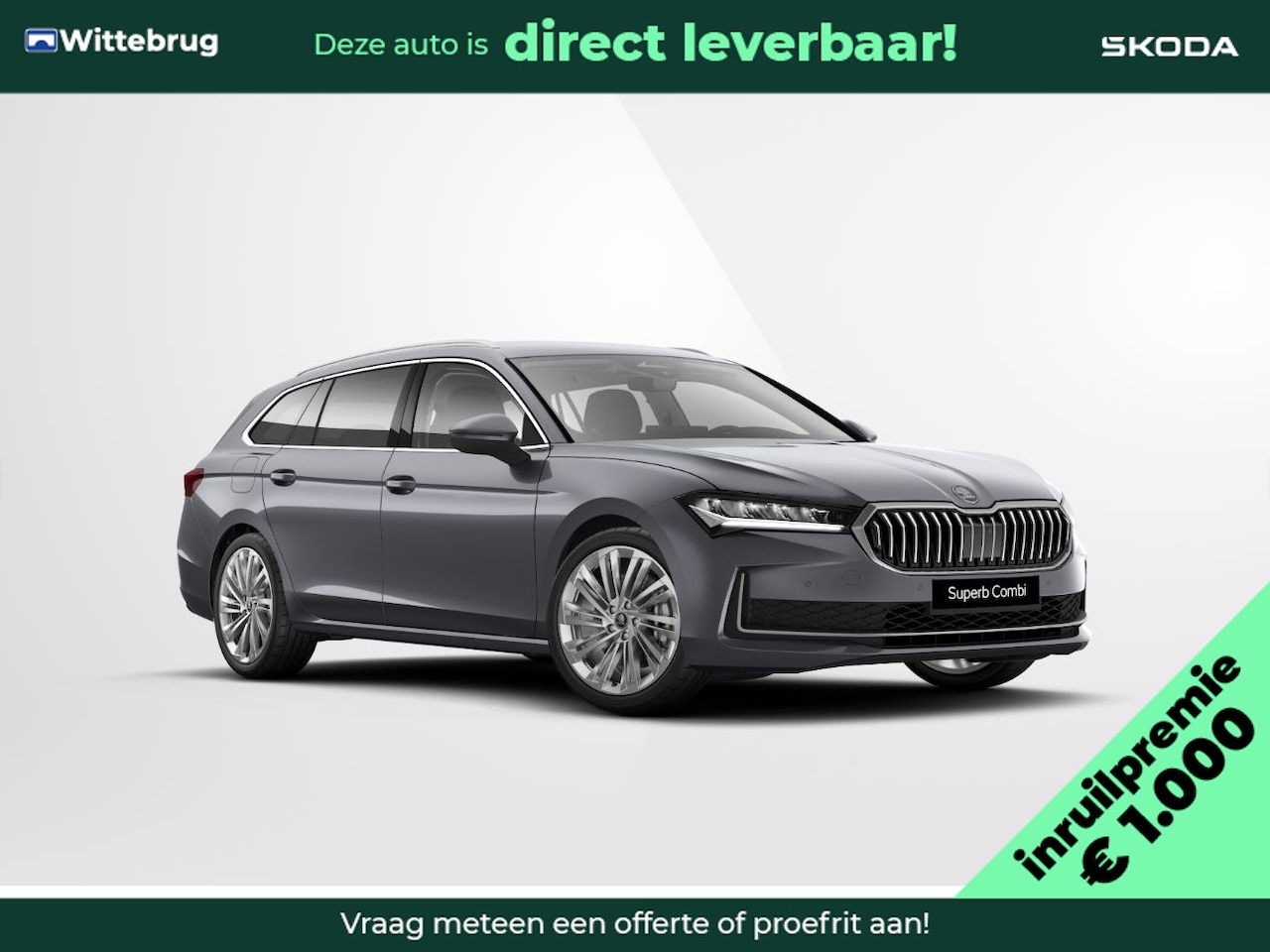 Skoda Superb Combi - 1.5 TSI PHEV Business Edition / 19" LM velgen Veritate / Akoestisch Pakket / Chrome pakket - AutoWereld.nl