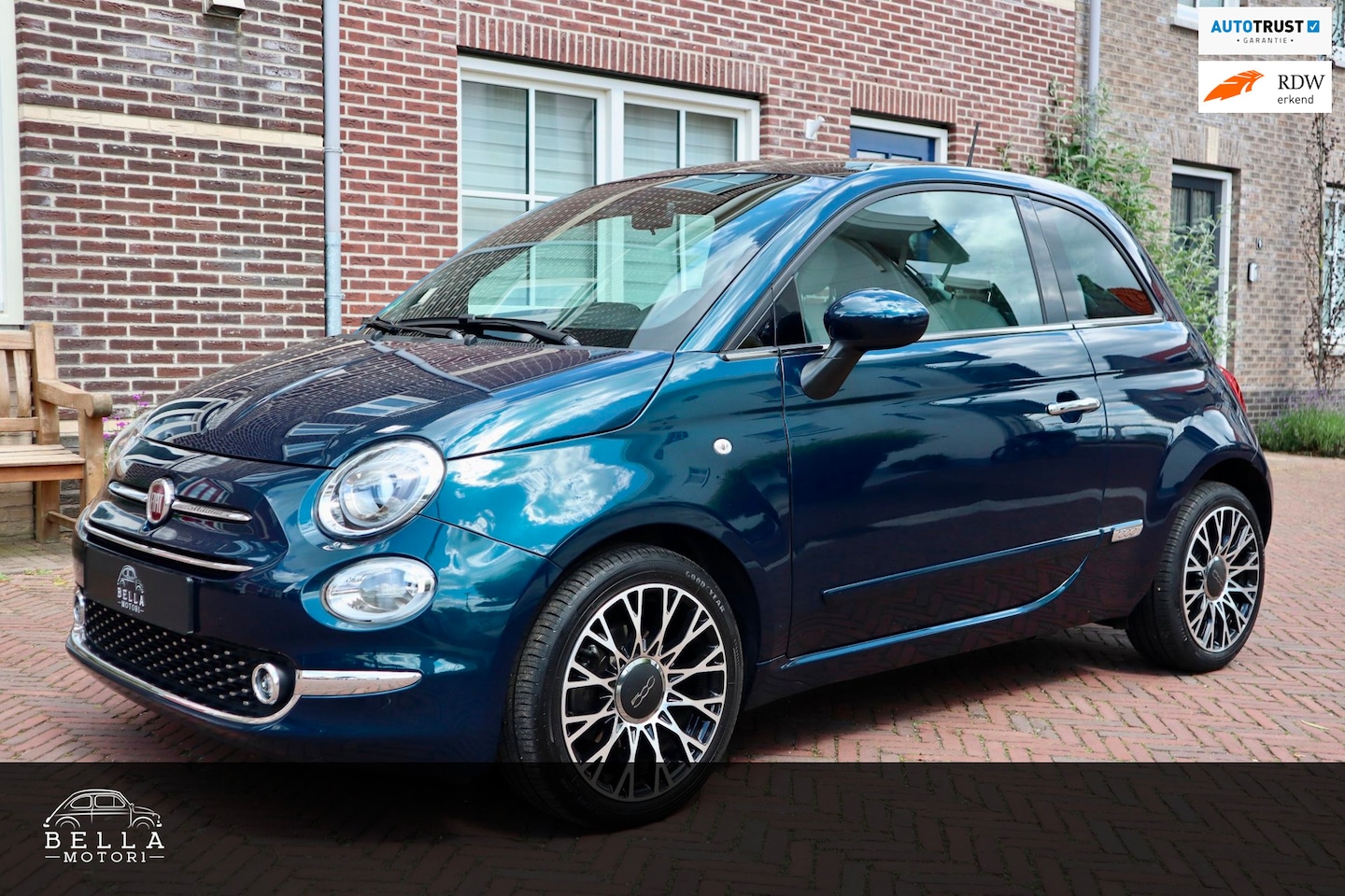 Fiat 500 - 1.0 Hybrid Star | Apple CarPlay | Beats Audio | Panoramadak | Navigatie | Cruise Control | - AutoWereld.nl