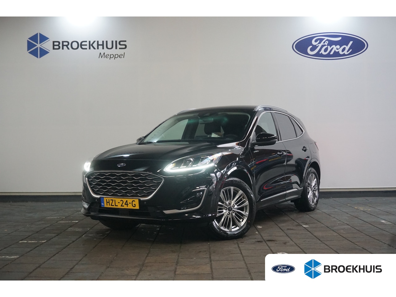 Ford Kuga - 2.5 PHEV Vignale | Adaptive cruise | Head-up display | Leder | Winter-pack | Elektr. stoel - AutoWereld.nl