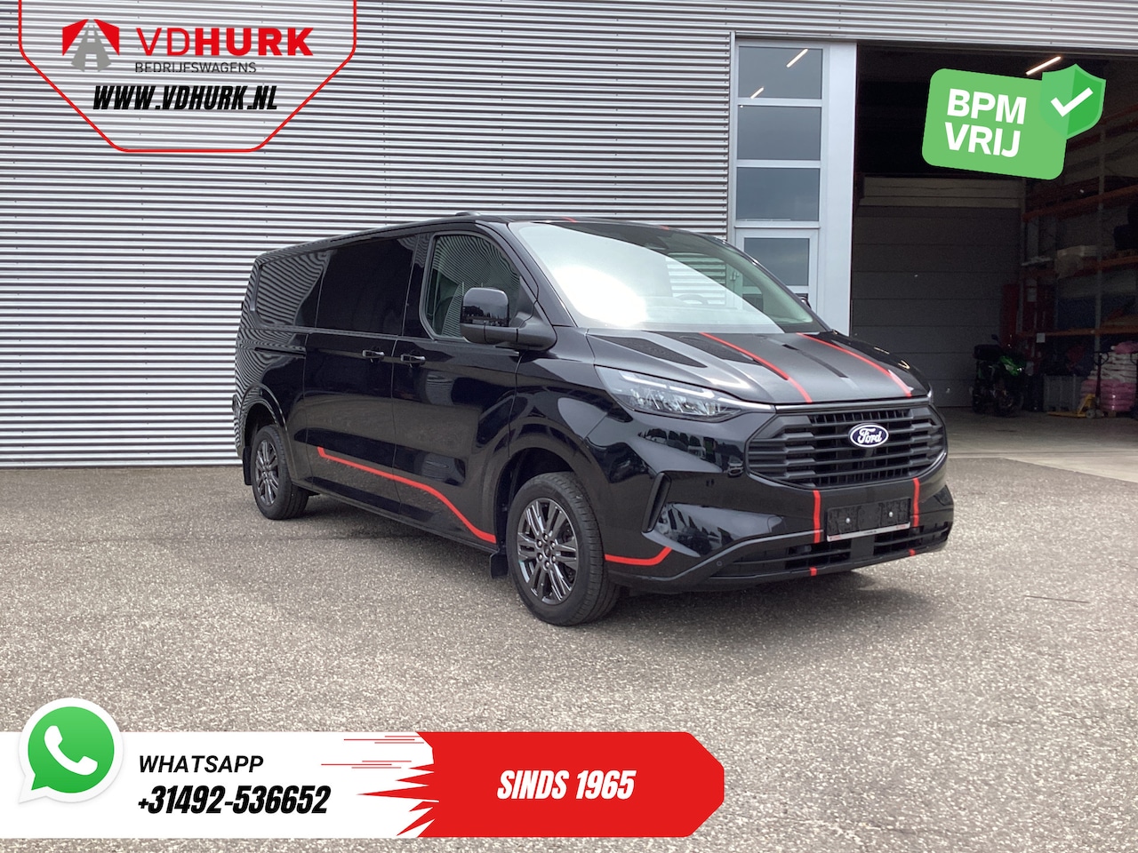 Ford Transit Custom - 2.0 TDCI 170 pk Aut. L2 Limited LED/ Adapt.Cruise/ Keyless/ Standkachel/ Stoelverw./ Carpl - AutoWereld.nl