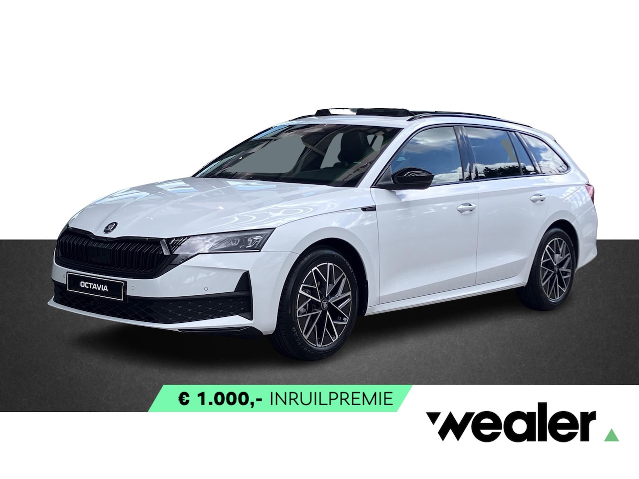 Skoda Octavia Combi - Sportline Business 1.5 TSI 150 PK DSG | Automaat | Trekhaak | Panoramadak | Winterpakket | - AutoWereld.nl