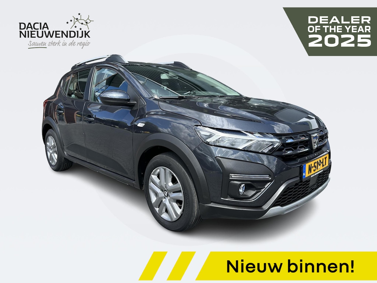 Dacia Sandero Stepway - 1.0 TCe 90 Comfort AUTOMAAT | TREKHAAK | CAMERA | PARKEERSENSOREN | CLIMATE | CRUISE | CAR - AutoWereld.nl