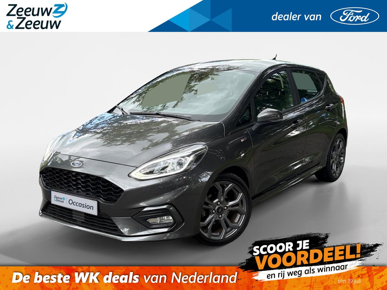 Ford Fiesta - 1.0 EcoBoost ST-Line | Winter Pack | Parkeersensoren | Navigatie | Cruise Control - AutoWereld.nl
