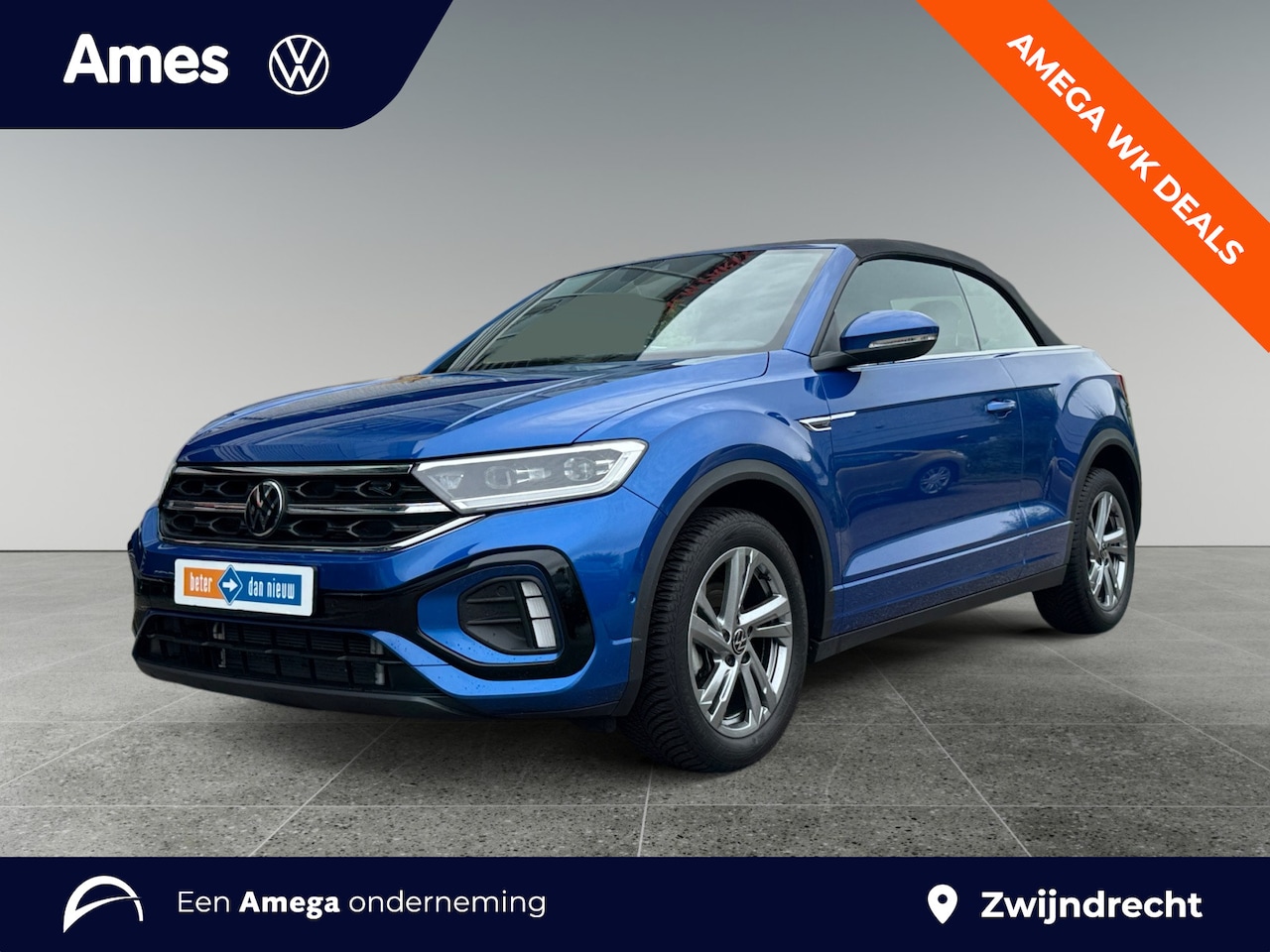 Volkswagen T-Roc Cabrio - 1.5 TSI 150pk R-Line Trekhaak afneembaar | 'Side Assist' | Stoelverwarming - AutoWereld.nl