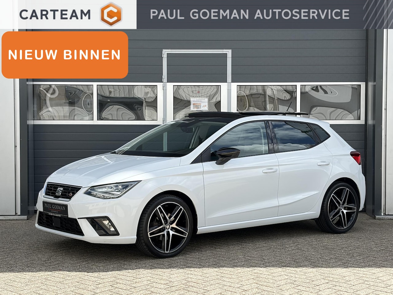 SEAT Ibiza - 1.0 TSI FR Business Intense | Pano | LED | Parkeer sensor | Draadloos opladen | - AutoWereld.nl