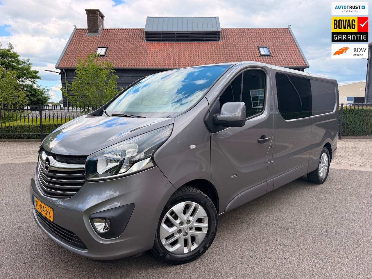 Opel Vivaro - 1.6 CDTI L2H1 Sport Eco-Flex DUBBELCABINE AIRCO NAVI TREKHAAK MARGE AUTO - AutoWereld.nl