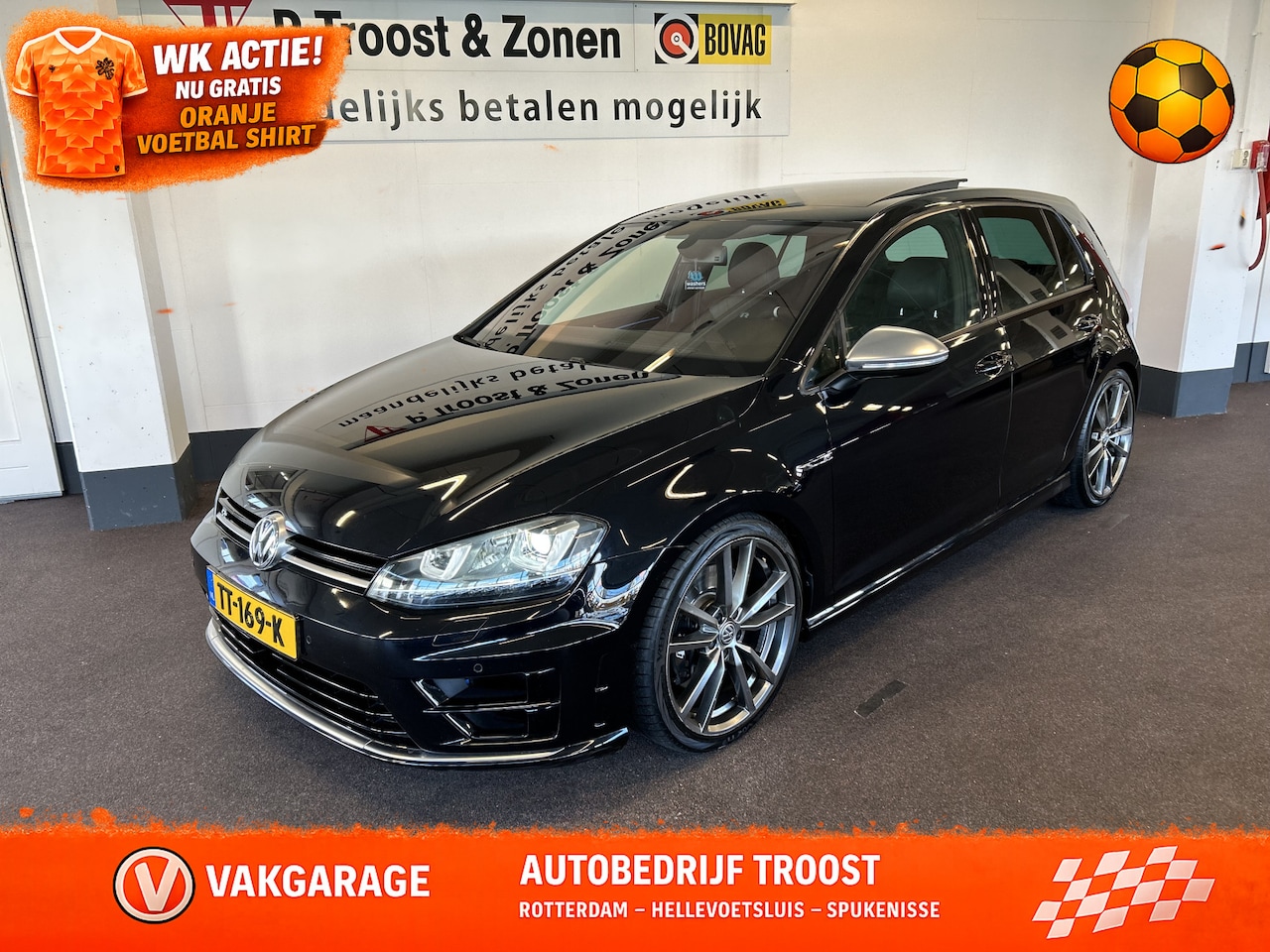 Volkswagen Golf - 2.0 TSI R 4Motion 300PK | Panoramadak | Lederen bekleding | Adaptieve cruise control | Key - AutoWereld.nl