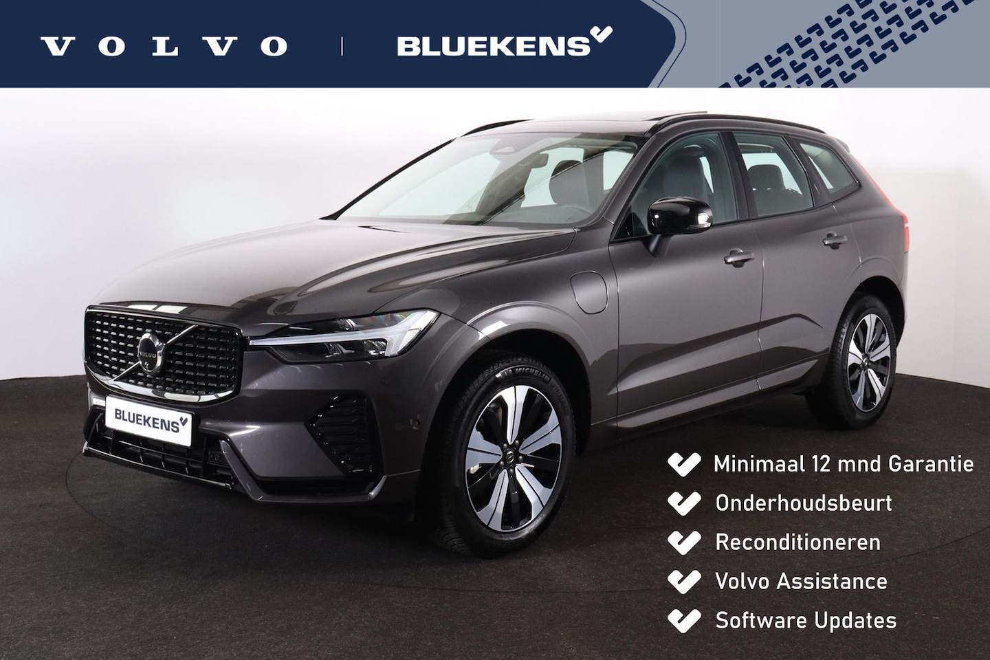 Volvo XC60 - T6 Recharge AWD Plus Dark - Panorama/schuifdak - IntelliSafe Assist & Surround - 360º Came - AutoWereld.nl
