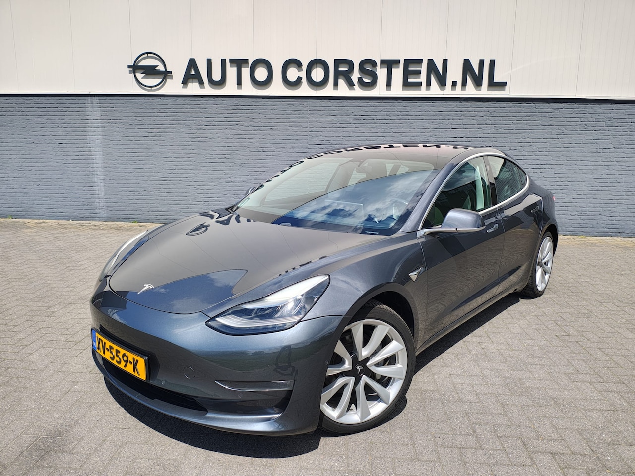 Tesla Model 3 - Long Range RWD Long Range AWD 75kWh 19"Lmv Autopilot Panoramadak Navi Ecc Camera's Adap.Cruise Leder Keyl - AutoWereld.nl
