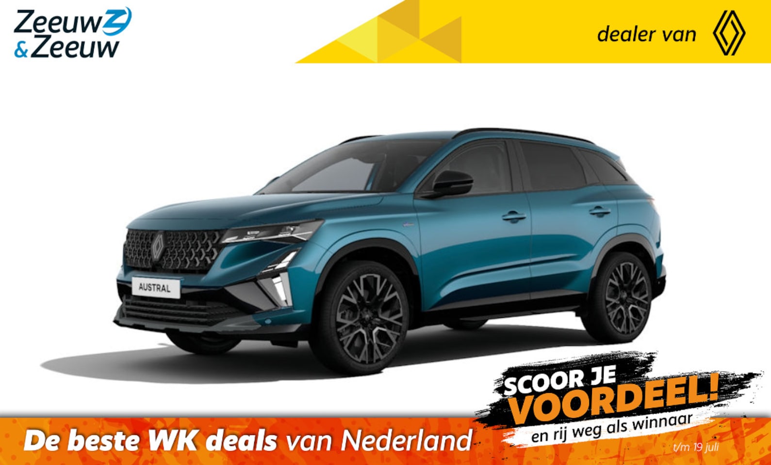 Renault Austral - (Zeeuw & Zeeuw Private Lease Actie v.a. € 644,-) E-Tech full hybrid 200 Esprit Alpine | Wi - AutoWereld.nl