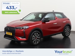 DS 3 - 3 E-Tense Performance Line 54 kWh | All-in 433, - Private Lease | Direct uit voorraad