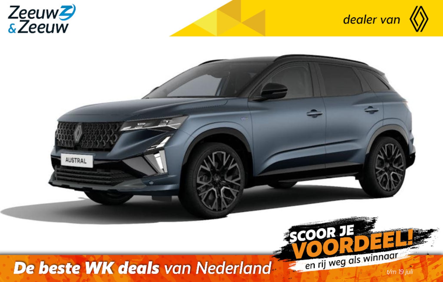 Renault Austral - (zeeuw & Zeeuw Private Lease Actie v.a. € 644,-) E-Tech full hybrid 200 Esprit Alpine | Wi - AutoWereld.nl