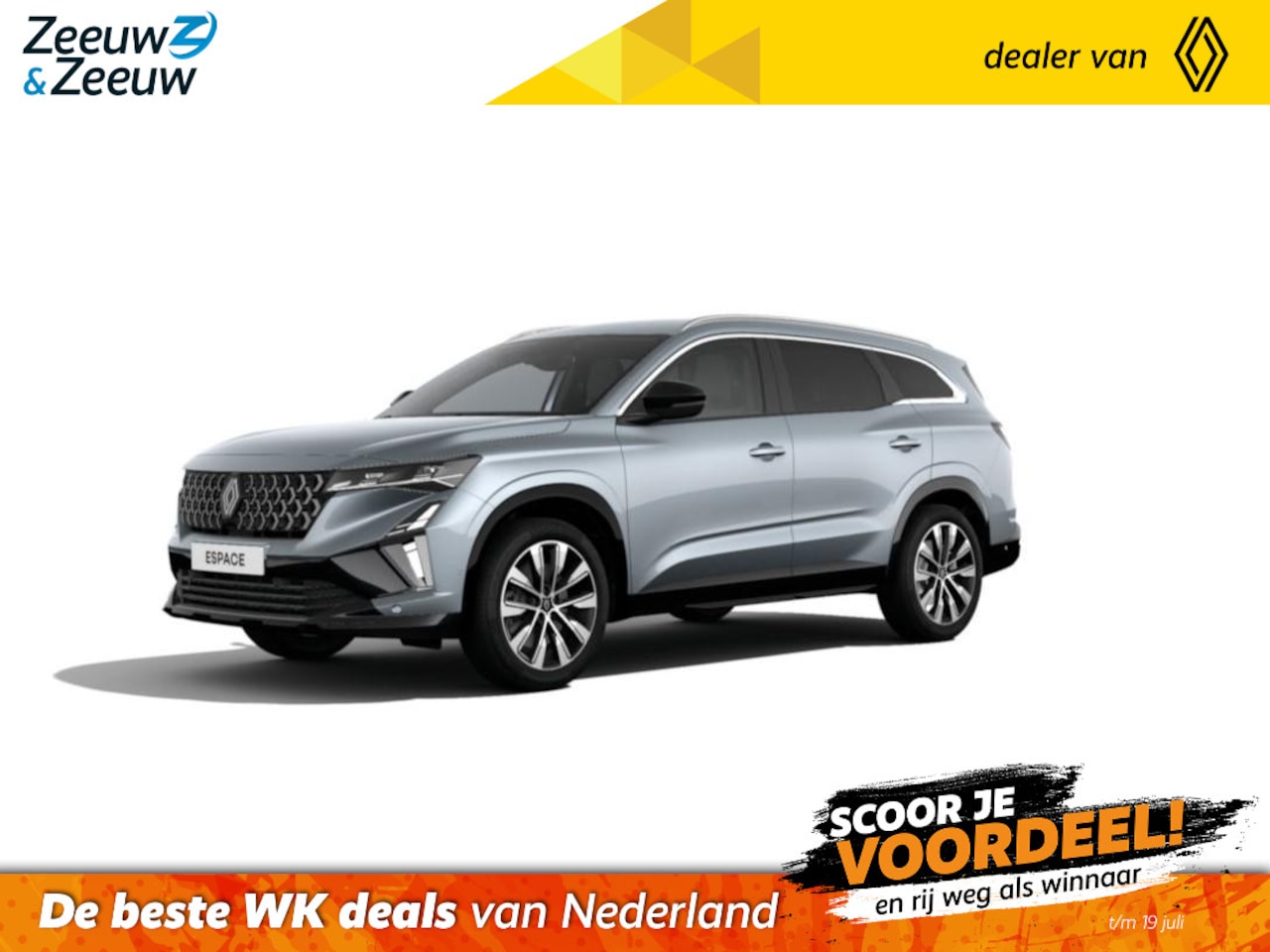 Renault Espace - E-Tech full hybrid 200 techno 5p. Nieuw model | NU met € 3000,- Zeeuw & Zeeuw voorraadkort - AutoWereld.nl