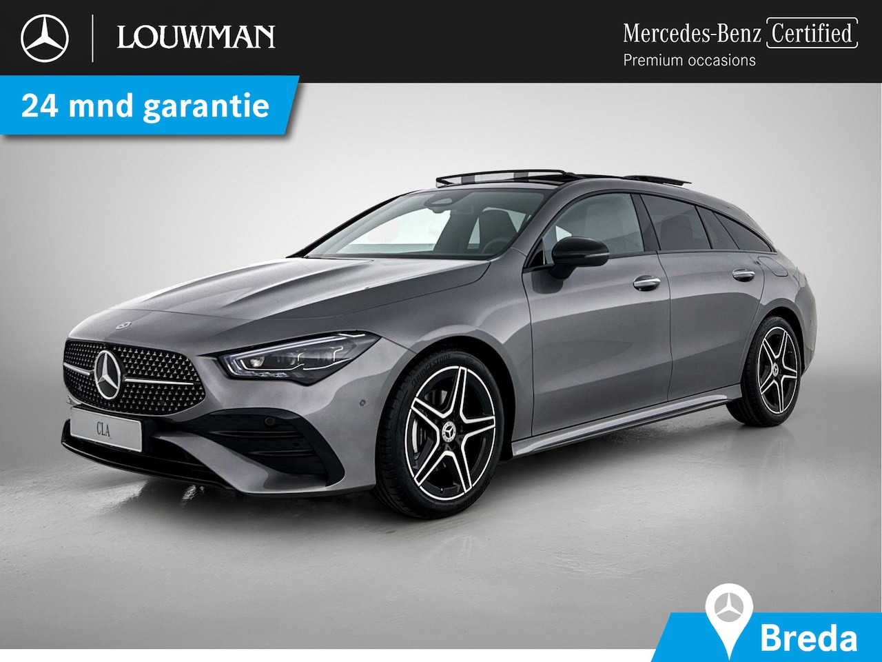 Mercedes-Benz CLA-klasse Shooting Brake - 180 Business Solution AMG | Trekhaak | Parkeerpakket met 360°-camera | Nightpakket | Keyle - AutoWereld.nl