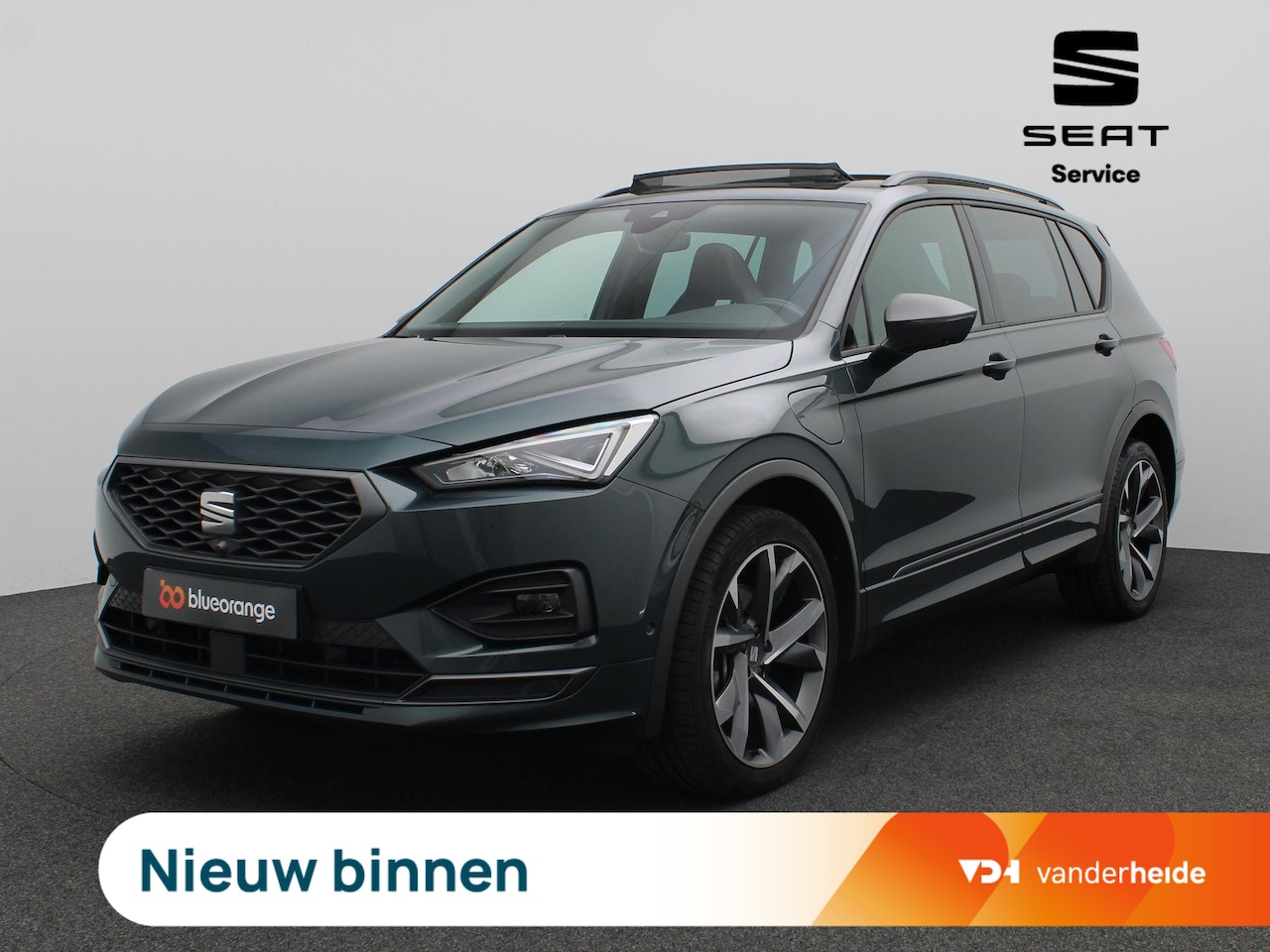 SEAT Tarraco - 1.4 TSI e-Hybrid PHEV FR Business 245PK DSG SOH 96,27%, Panoramadak, Keyless, 360gr. Camer - AutoWereld.nl