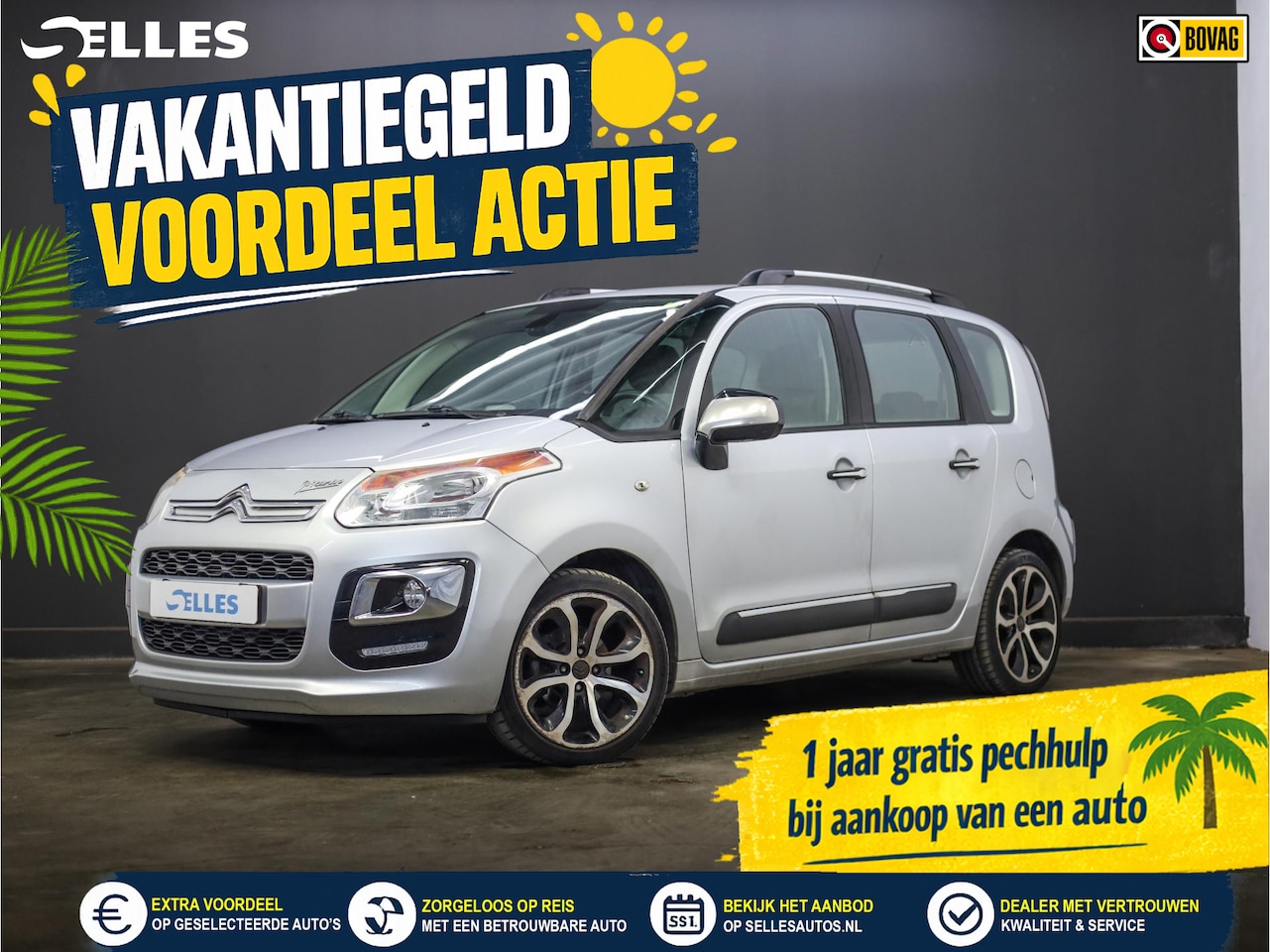 Citroën C3 Picasso - 1.4 VTi Collection | Airco | Trekhaak | Cruise Control | Climate Control | CD Speler | - AutoWereld.nl