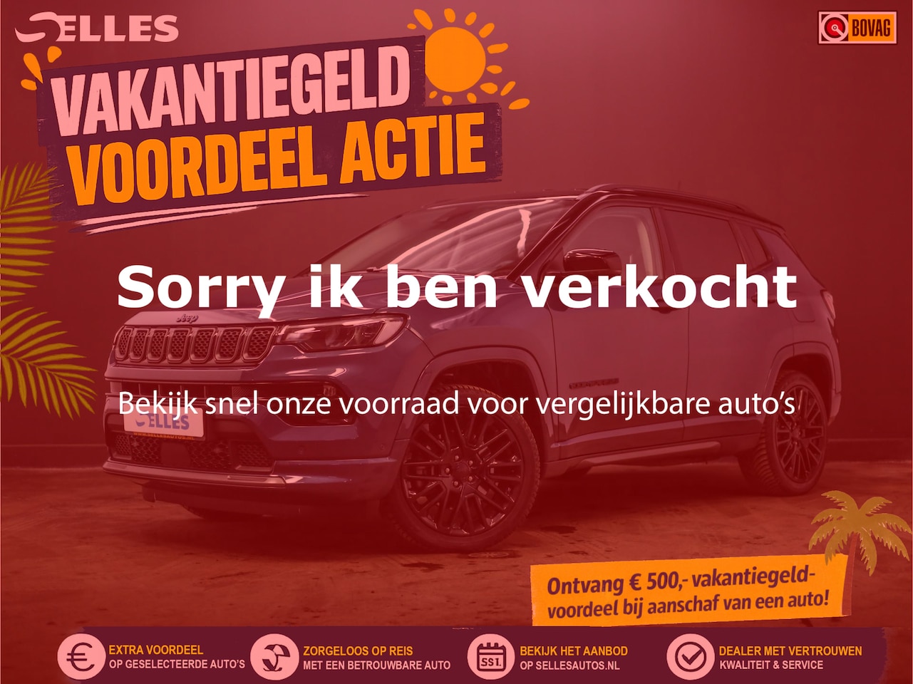 Jeep Compass - 4xe 240 Plug-in Hybrid Electric S | SOH Hybrid Battery 97.3 % | Lederen bekleding | Camera - AutoWereld.nl