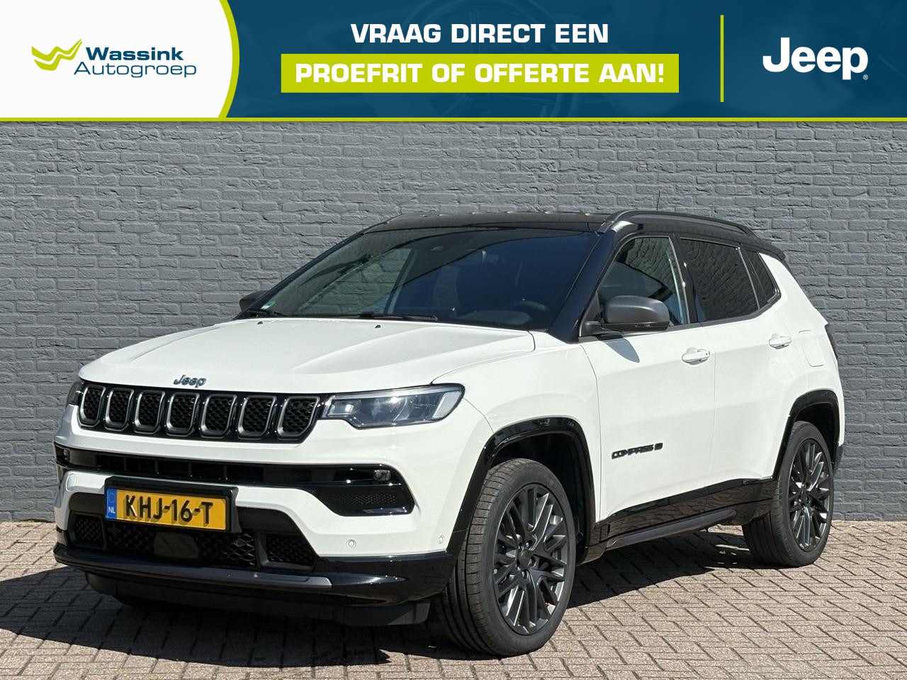 Jeep Compass - 4xe 240 Plug-in Hybrid Electric Trailhawk | Adaptieve Cruise Control | Lane Assist | Stoel - AutoWereld.nl