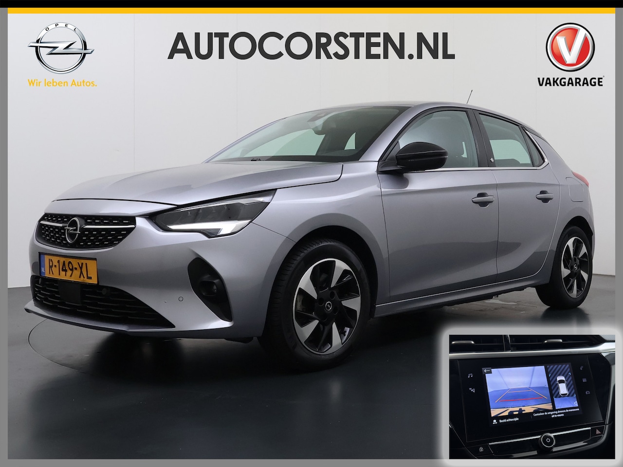 Opel Corsa-e - Elegance 50 kWh SOH 89% Adap.Cruise Navi* 360°Camera Ecc Apple Carplay Android Auto Pdc Ke - AutoWereld.nl