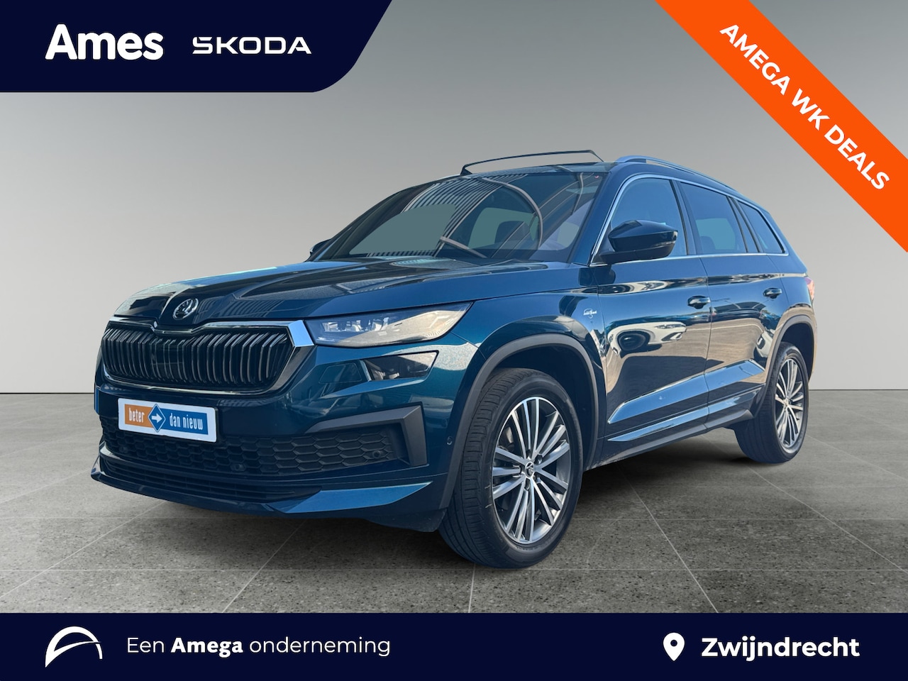 Skoda Kodiaq - 1.5 150pk TSI Laurin & Klement Panoramisch glazenschuif-/kanteldak | Trekhaak wegklapbaar - AutoWereld.nl