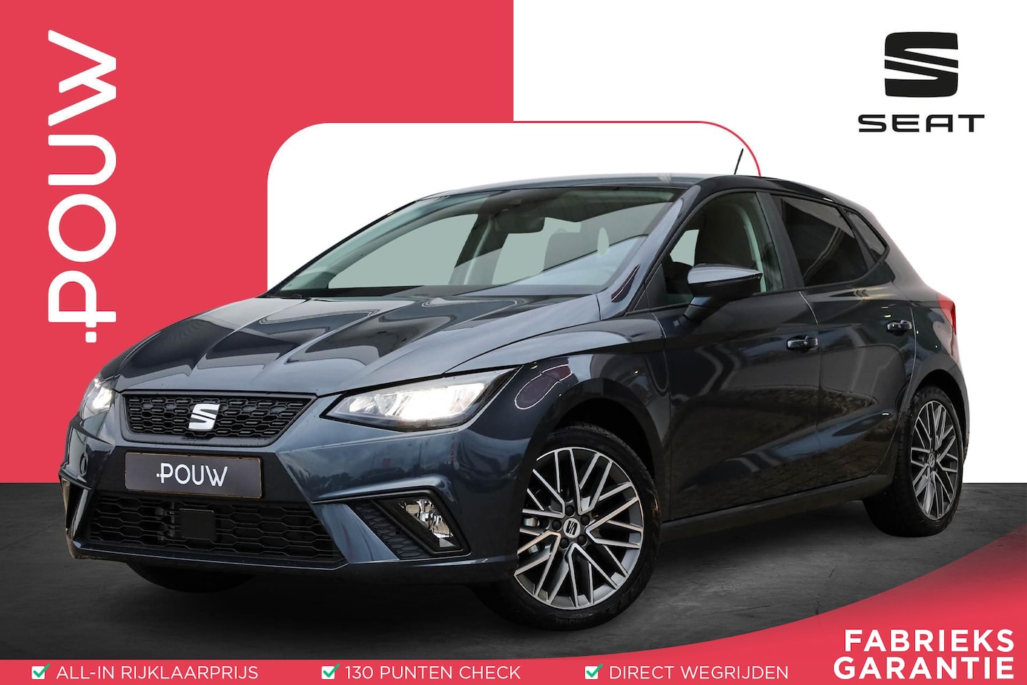 SEAT Ibiza - 1.0 EcoTSI 95pk Style Plus | 17" Velgen  | Getint Glas | Apple Carplay/Android Auto - AutoWereld.nl