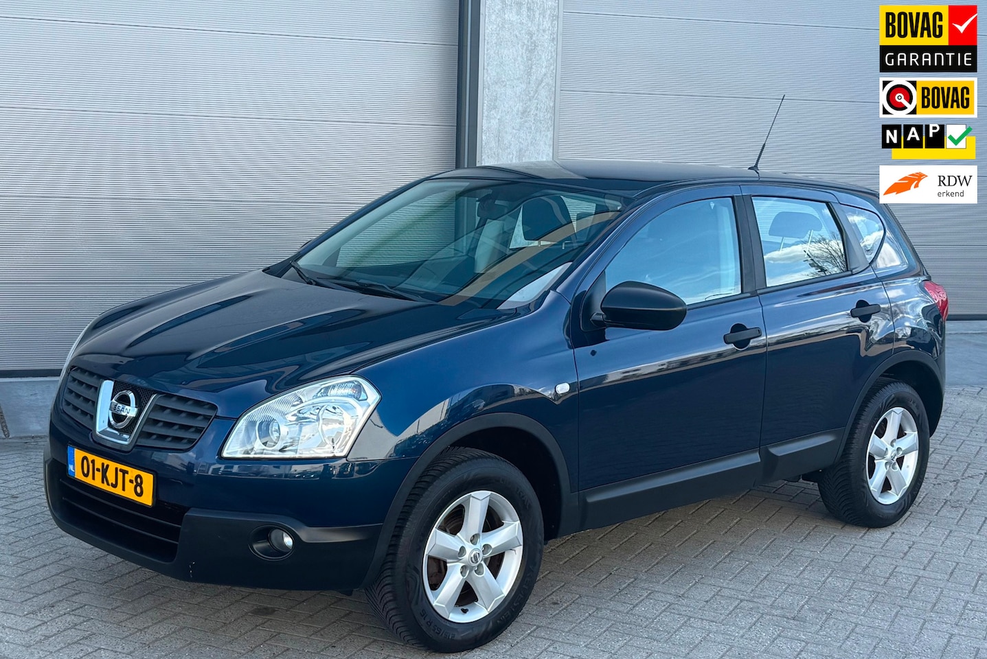 Nissan Qashqai - 1.6 Visia 2WD 2009 Blauw AIRCO|APK 2027|NAP - AutoWereld.nl