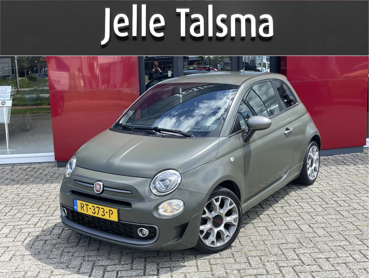 Fiat 500 - TwinAir Turbo Sport | Verde Military | Cruise control | 16" Velgen - AutoWereld.nl